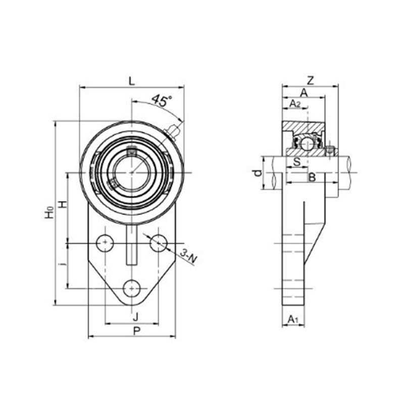 Stainless Steel Bearing Housings Ssucfb A Series